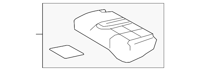 7T4Z7863841A Деталь SEAT CUSHION PAD, LEFT