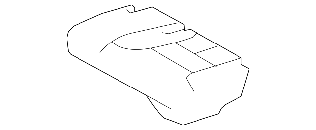 7T4Z-7863805-AA Деталь CUSHION COVER, LEFT