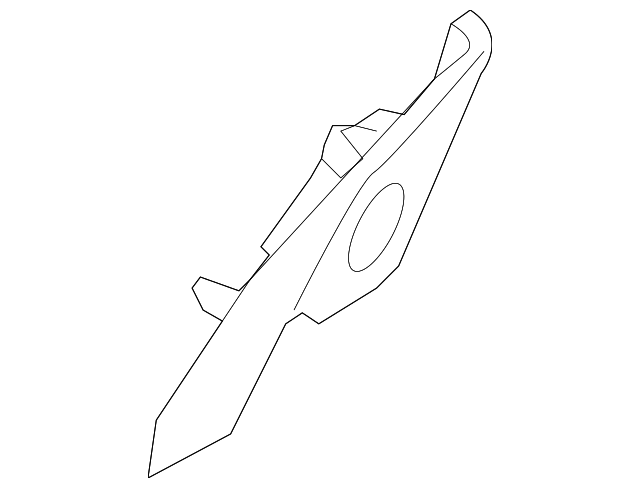 87650-3W010GAH Деталь MIRROR COVER, LEFT