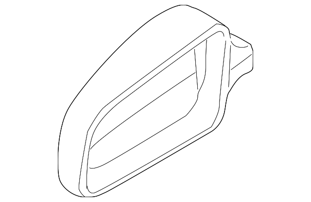 4E0-857-508-GRU Деталь MIRROR HOUSING, RIGHT
