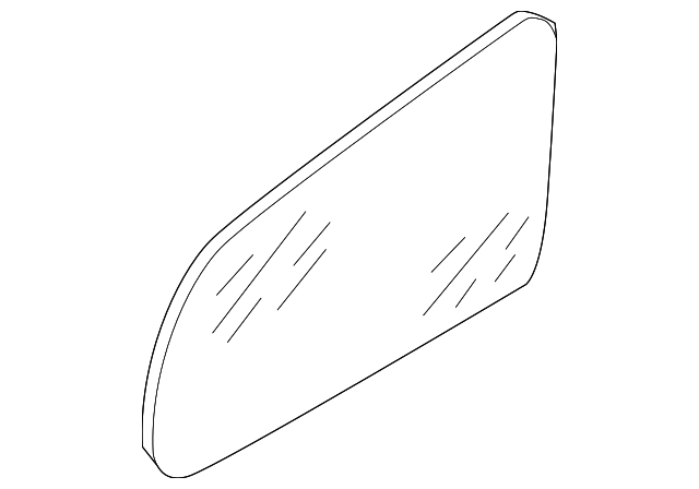 4E0-857-535-C Деталь MIRROR GLASS, LEFT