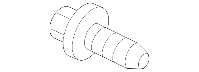 93381-16012 UPR CTR PLR TRIM SCREW, LEFT