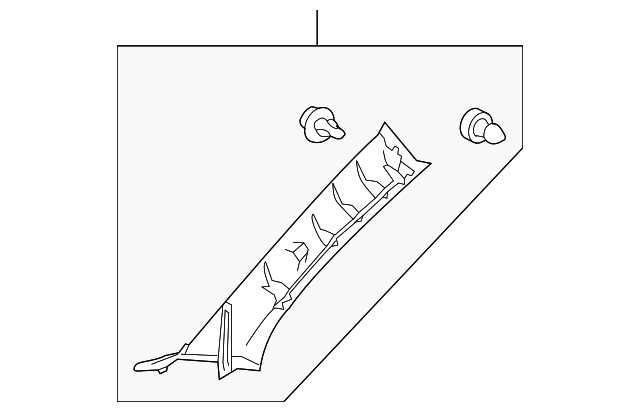 62210-21030-B0 Деталь WNDSHLD PLR TRIM, RIGHT