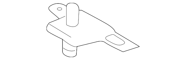16505-0A030 Деталь RADIATOR UPPER BRACKET, RIGHT