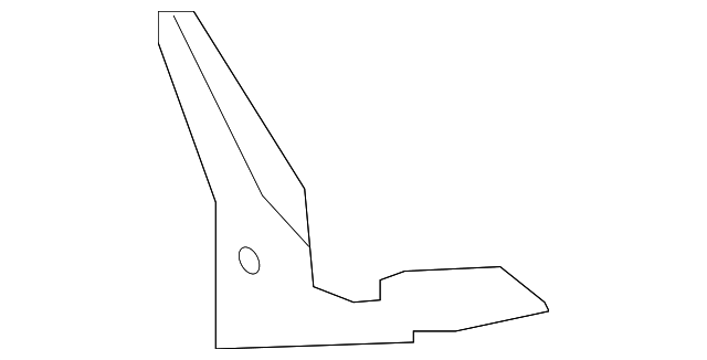 5G6-807-349 Деталь LOWER RETAINER, LEFT