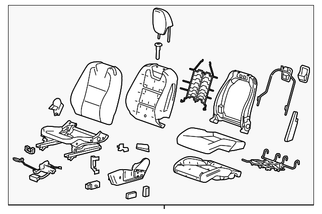 23160996 Деталь SEAT ASSY, LEFT