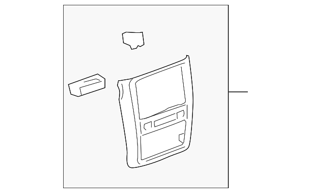 15947763 CENTER BEZEL