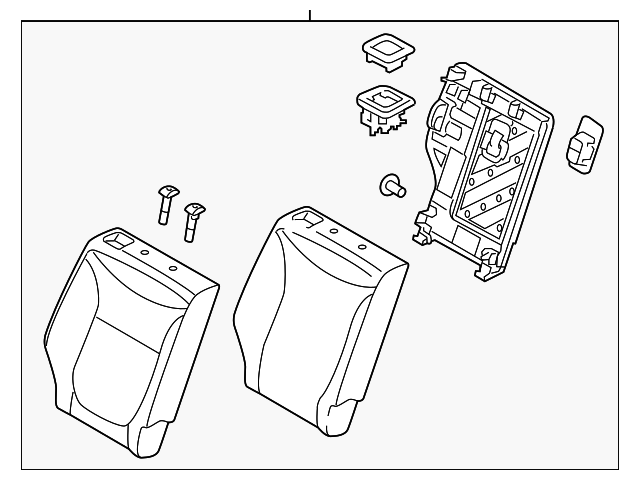 89400-B2010KE3 Деталь SEAT BACK ASSY, RIGHT