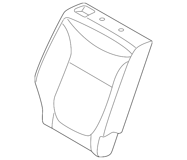 89460-B2010KE3 Деталь SEAT BACK COVER, RIGHT