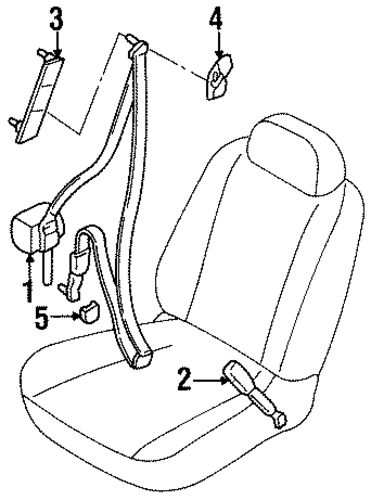 Altima FRONT SEAT BELTS
