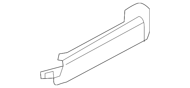 FL3Z-1822643-AA Деталь ARMREST COVER, LEFT