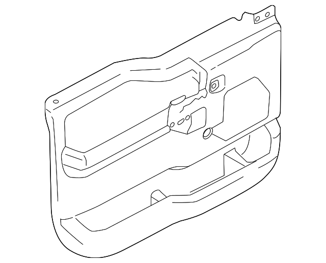 FL3Z-1823942-AA Деталь DOOR TRIM PANEL, RIGHT