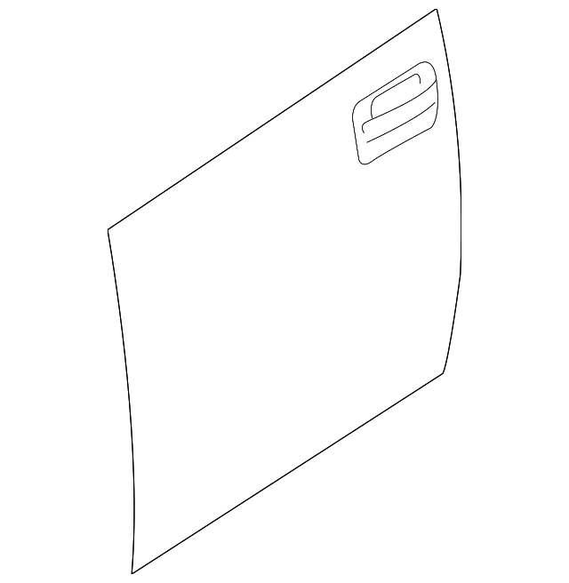 AL3Z-1624701-A Деталь OUTER PANEL, LEFT