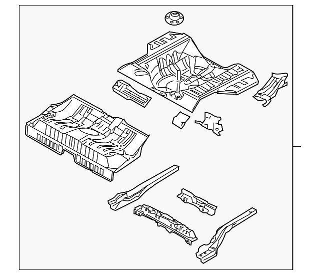 6151085Z10 Деталь FLOOR PAN ASSY