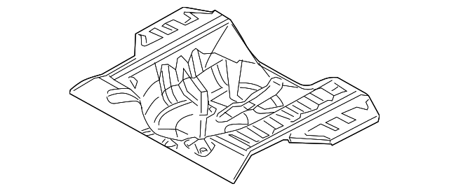 6151285Z11 Деталь REAR FLOOR PAN
