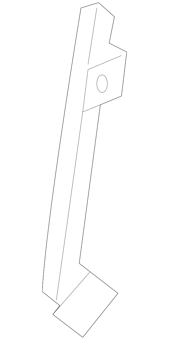 83550-2S000 Деталь REAR GUIDE, LEFT