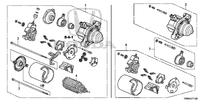 CIVIC SEDAN STARTER MOTOR (MITSUBA) (2.4L)