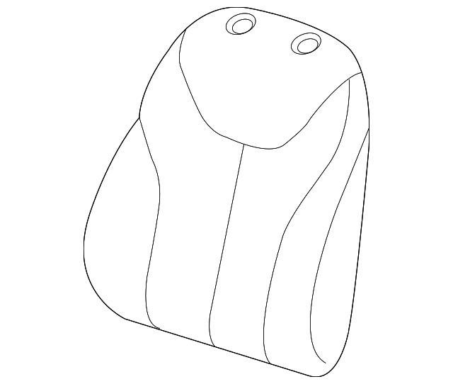 68229743AB Деталь SEAT BACK PAD, LEFT