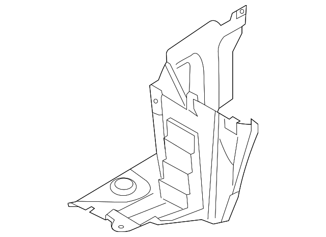 7232457L00 Деталь FRONT SHIELD, LEFT