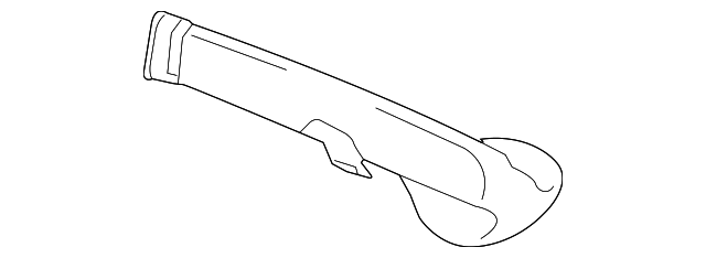 7466578J00 Деталь SIDE DUCT, LEFT
