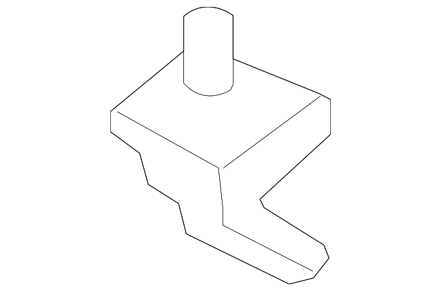 51-47-9-167-211 LUGGAGE COVER FRONT BRACKET