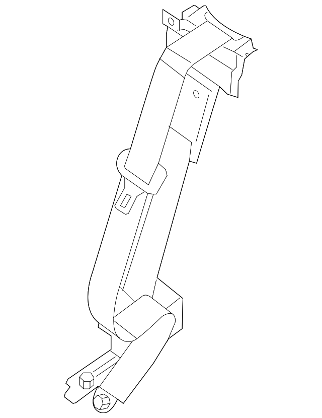 8498082Z30 Деталь CENTER BELT ASSY