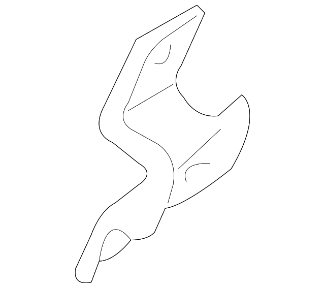 8499082Z10 Деталь BELT & RETRACTOR BRACKET, LEFT