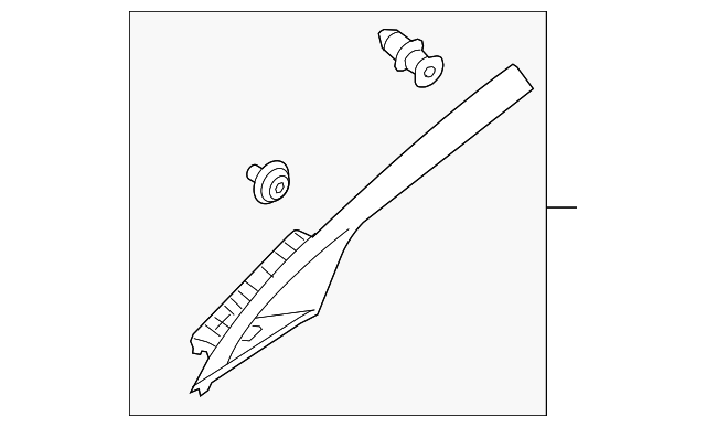 85810-A7000VA WINDSHIELD PILLAR TRIM, LEFT