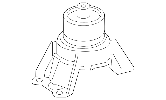 50822-T9D-T02 RUBBER SUB-ASSY., ENGINE SIDE MOUNTING