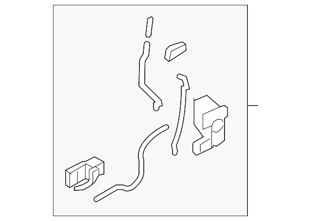 7C2Z-15219A64-BA LOCK ASSY, RIGHT