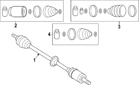 Accent AXLE SHAFTS & JOINTS