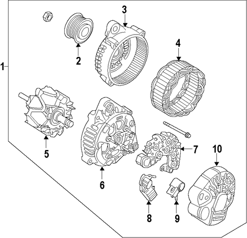 Sportage Генератор 2
