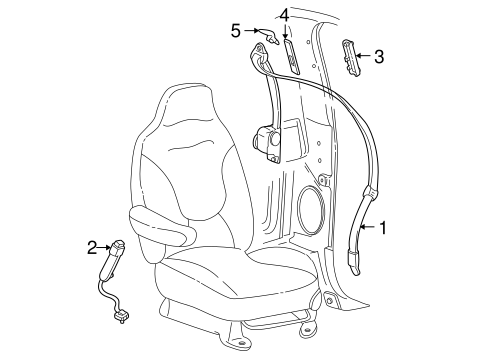 Expedition FRONT SEAT BELTS 2