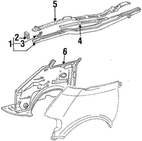 Previa STRUCTURAL COMPONENTS & RAILS