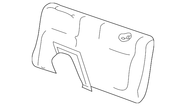 89460-3C012BTG SEAT BACK COVER, RIGHT