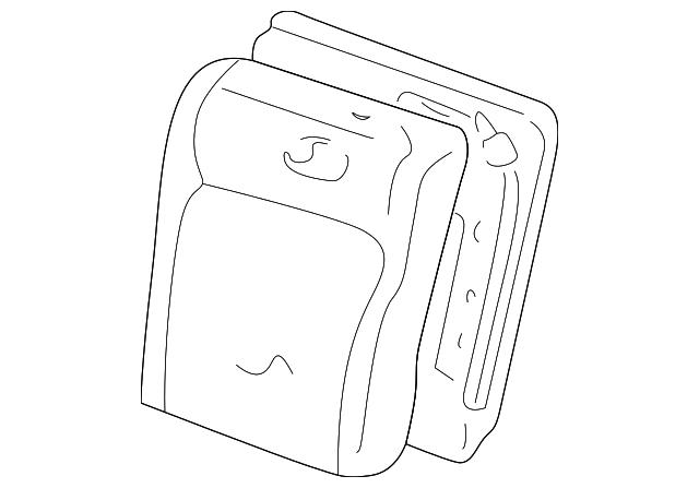 89300-3C111BTG SEAT BACK ASSY, LEFT