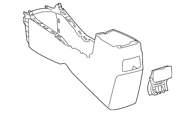 58910-02360-C0 Деталь CONSOLE BASE