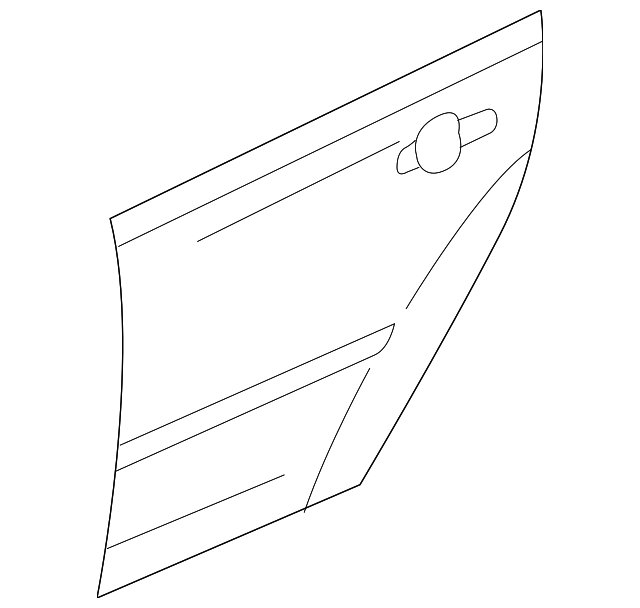 25830162 Деталь OUTER PANEL, RIGHT