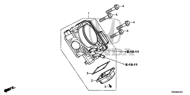 CIVIC SEDAN THROTTLE BODY (2.4L)