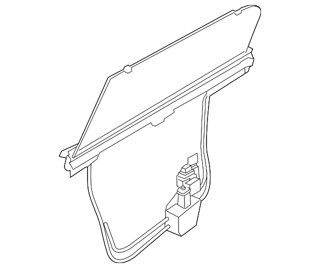 83362-3N002-HZ Деталь SUNSHADE, RIGHT
