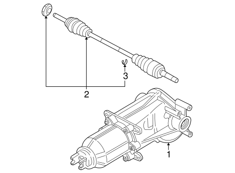 Tribute AXLE & DIFFERENTIAL