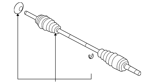 GD29-25-50XC Деталь AXLE ASSY, RIGHT