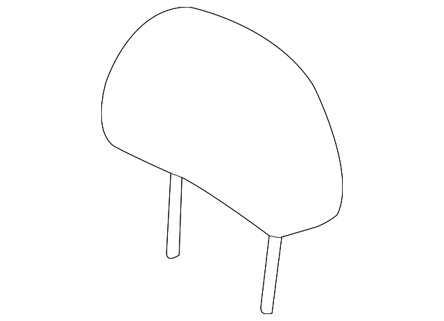 88700-2K011AHK Деталь HEADREST, RIGHT