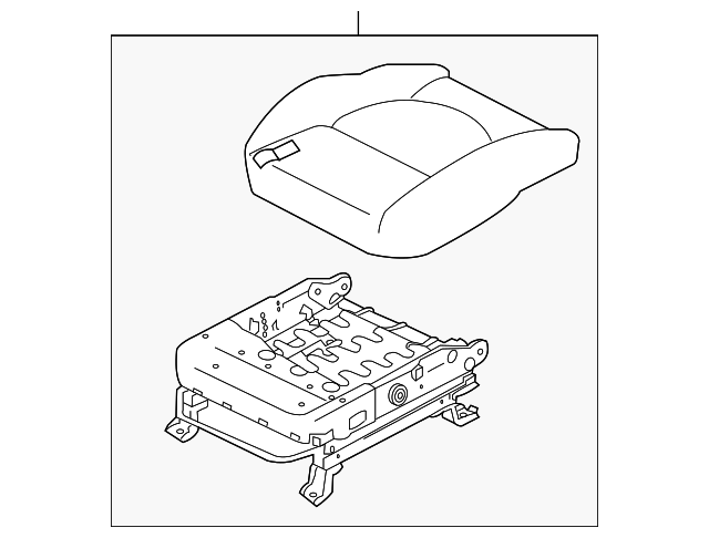 88100-2K011AHK Деталь CUSHION ASSY, LEFT