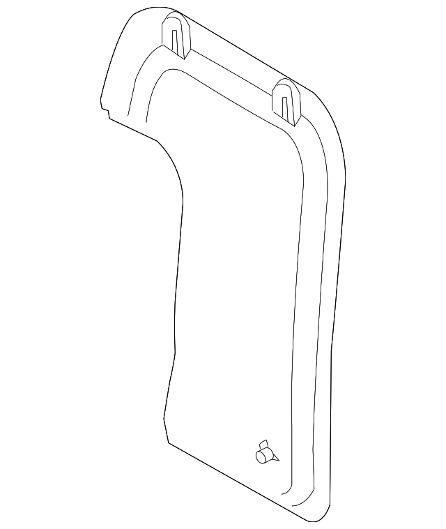 88390-2K200WK Деталь SEAT BACK PANEL, LEFT