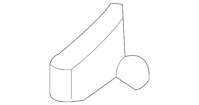 88174-2K000WK Деталь RECLINE KNOB, LEFT