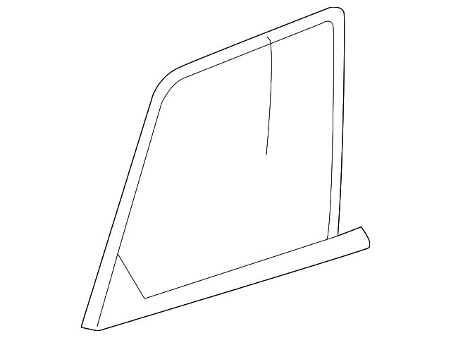 68213835AB Деталь QTR GLASS, LEFT
