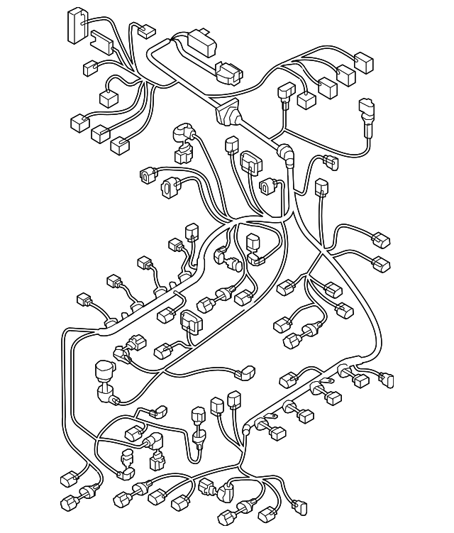 8K1-971-072-CF Деталь ENGINE HARNESS