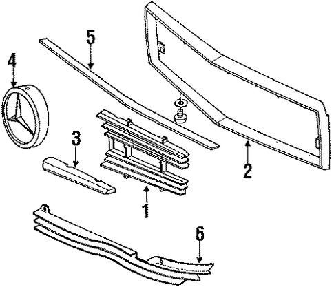 380SL GRILLE