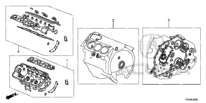 ENGINE/GASKET KIT for 2014 Acura RLX #1